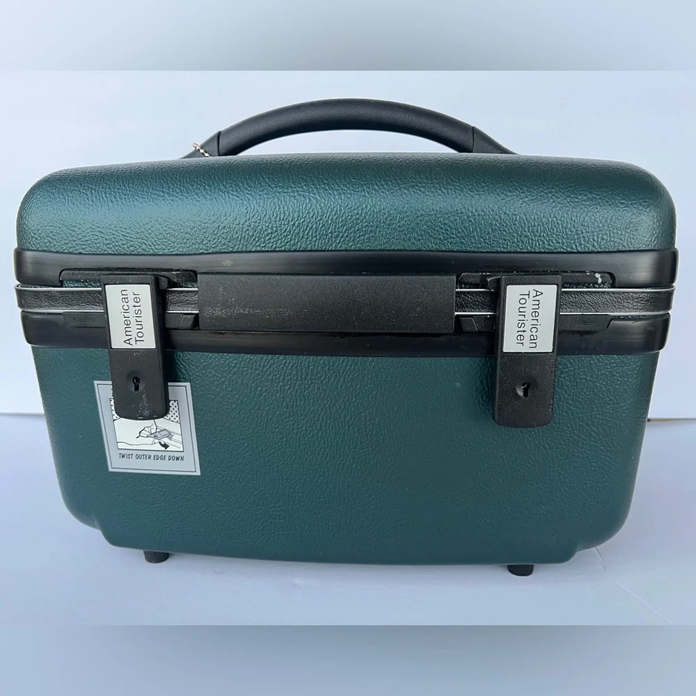 Vintage American Tourister Make Up/ Travel Hard Case Luggage